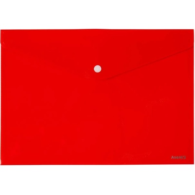 Папка джоб с копче Axent de Luxe А4+ Червен (1303078-07-1412-24)