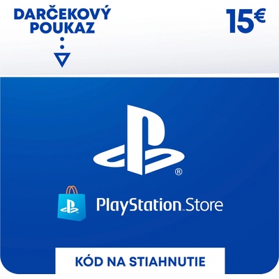 PlayStation Store predplatená karta 15 € SK