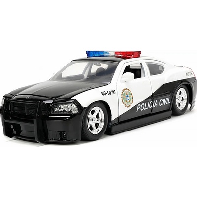 Jada Dodge Charger 2006 Policie z filmu Fast and Furious Toys 1:24