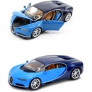 Welly Bugatti Chiron model modrá 1:24