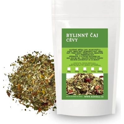 Haniell Bylinný čaj Pružné cievy podpora krvného obehu a vitality 200 g