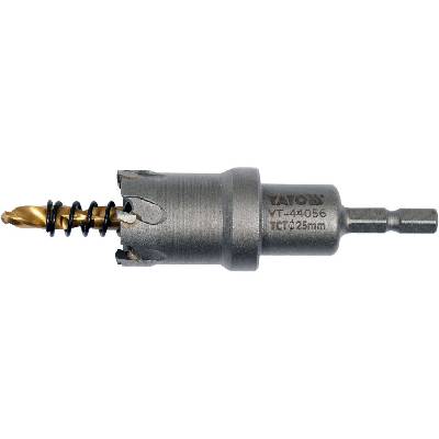 YATO Vrták do kovu TCT : Ø25 x103 mm, kom. do 25 mm, rovné, 6-stranné. chvost 1/4" [10] (YT-44056)