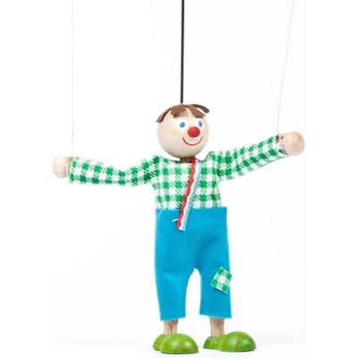 Gerlich drevená bábka Kluk Jeníček