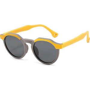 Techsuit Детски слънчеви очила Techsuit Kids Polarized Sunglasses (601) - поляризирани, TPEE рамка - Оранжев / Сив