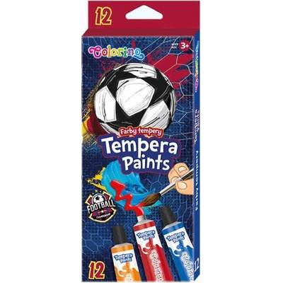 Colorino temperové barvy Fotbal 12 ml 12 barev