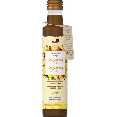 Naturprodukt Sirup Zázvorový s medom 250 ml