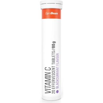 GymBeam Витамин С 1000 mg ефервесцентен 20 табл black currant