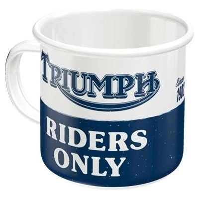 Donga Plechový hrnček Triumph Riders Only 360 ml
