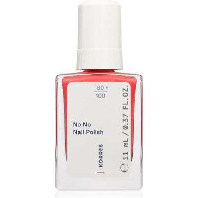 Korres No No Nail Polish pečující lak na nehty odstín 45 True Coral 11 ml