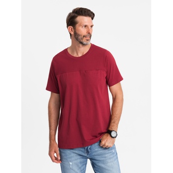 Ombre Clothing Мъжка памучна тениска Ombre Облекло Ombre Clothing | Cherven | МЪЖЕ | S