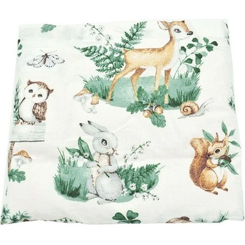 TORF Възглавница с костилки от череши, горски животни, 25 х 23 см