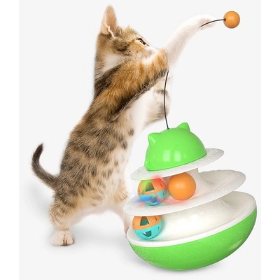 PETINTEREST Интерактивна играчка балансиращ се грамофон PET INTEREST Shake The Turntable Cat Toy (25541)