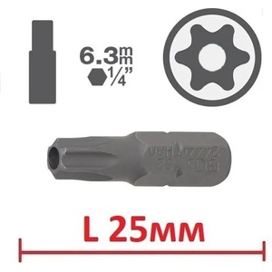 Bgs technic; ks tools; jbm Битове torx с дупка на база 1/4" - от 1.00лв