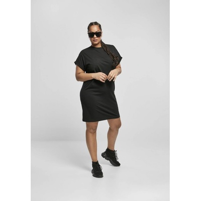 Urban Classics dámske šaty Ladies Lace Tee Dress Black