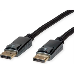 Roline Кабел Roline 11.04. 5866, от DisplayPort(м) към DisplayPort(м), 1m, черен, 8K@60Hz (11.04.5866)