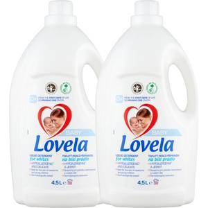Lovela Baby Хипоалергенен течен перилен препарат за бели дрехи 2x4, 5L - 100 изпирания (5999109520760)