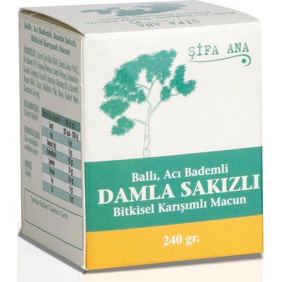 Şifa Ana Билкова паста с мед, горчив бадем и мастиково масло 250 g | Şifa Ana (814210 SIAF)