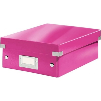 Leitz Malá organizační krabice Click & Store, Růžová