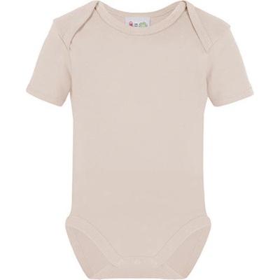 Link Kids Wear Detské body s krátkym rukávom Natural