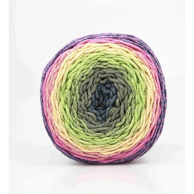 Chainy Cotton Cake ReTwisst 41 modrá, zelená, žlutá, růžová