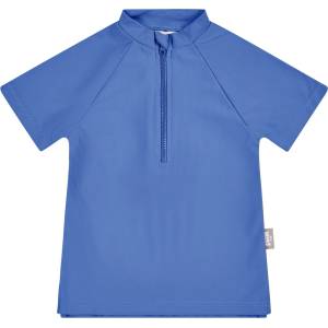 Sterntaler Детска плажна тениска от ликра Sterntaler Kids' Short-Sleeved Swim Shirt - Plain Lycra - Meerblau - размер 80 (EU) (750-2367-0311)