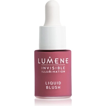 Lumene Invisible Illumination течен руж за озаряване на лицето цвят Berry Nectar 15ml