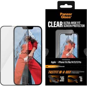 Panzer Стъклен протектор PanzerGlass - Clear UWF, iPhone 17e/16e/14/13/13 Pro (5715685040979)