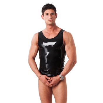 Image 1 of Rimba Latex Play Men's Shirt Black M
