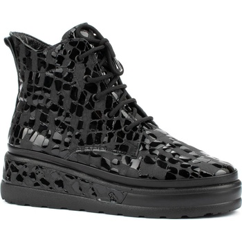 Дамски боти от естествена кожа на равно ходило