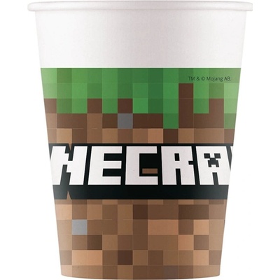 Procos Papierové poháre Minecraft 200ml