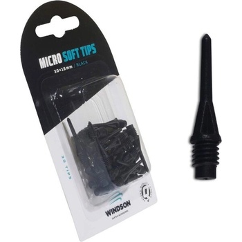 Windson hroty soft 18mm 30ks čierna Mäkké