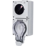 Solight 5B351 - Розетка за влажни помещения с ключ 230V/16A IP66 (SL1656)