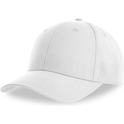 Atlantis Headwear Joshua 6 panelová baseballová COT-33010900199 Bílá