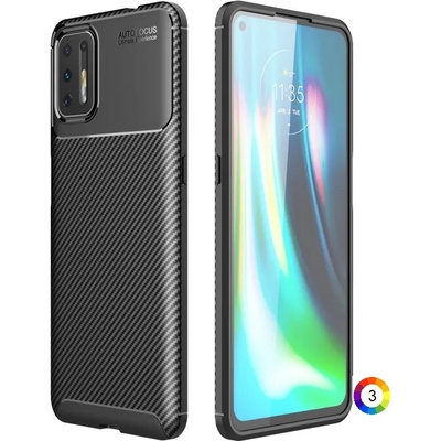 OPPO Realme 7i Удароустойчив Carbon Fiber Калъф и Протектор