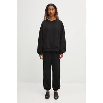 Fiorucci Памучен суичър Fiorucci Cash and Carry Print Relaxed Crewneck в черно с принт W02FPSCR188CJ01BK01 (W02FPSCR188CJ01BK01)