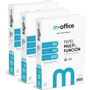 OFITURIA HYBRITE Multipurpose A4 Paper for Printers 80g (1500 Sheets - 3 Packs) - COM0247 (COM0247)