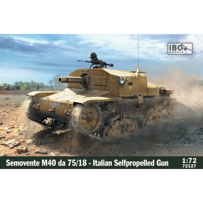 IBG Semovente M40 da 75/18 Italian 75mm Selfpropelled Gun 1:72