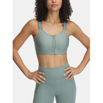 Under Armour Дамски сутиен Under Armour UA Infinity High Zip 2.0 Bra Under Armour | Zelen | ЖЕНИ | XS D-DD