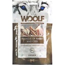 Pamlsky pro psy Woolf Triangle of rabbit and cod 100 g