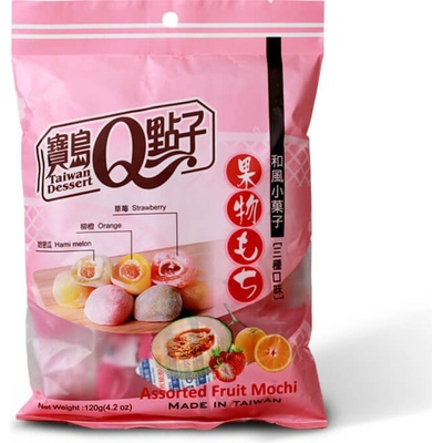 Q BRAND Mochi Rozmanité ovocie mini 120 g