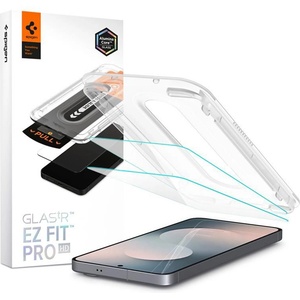 Spigen Стъклен протектор за Samsung Galaxy S25 FE - Spigen Glas. tR EZ-FIT Pro HD (2 броя) - Прозрачен