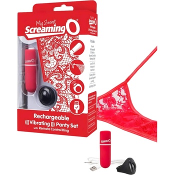 Screaming O Screaming O - вибриращи прашки в червено (S-L)