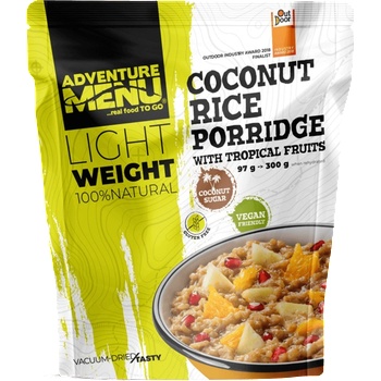 AdventureMenu Adventure menu Оризово-кокосова каша с тропически плодове, 300g (404)