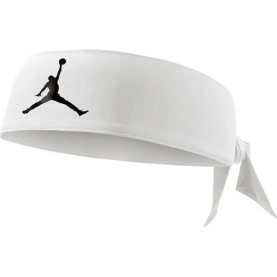 Nike Jordan DRI-FIT HEAD TIE WH/BK Biela