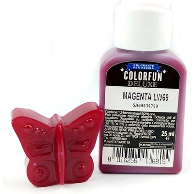 Colorfun Barva do pryskyřice fuchsiová 25 ml
