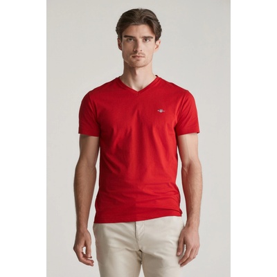 Gant Slim t-shirt Ruby red