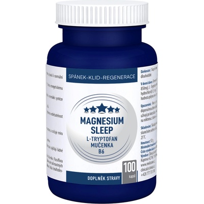 Magnesium Sleep L-Tryptofan Mučenka B6 100 kapsúl