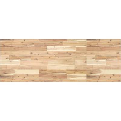 vidaXL Плот за баня, необработен, 120x50x2 см, масивно дърво акация (3279664)