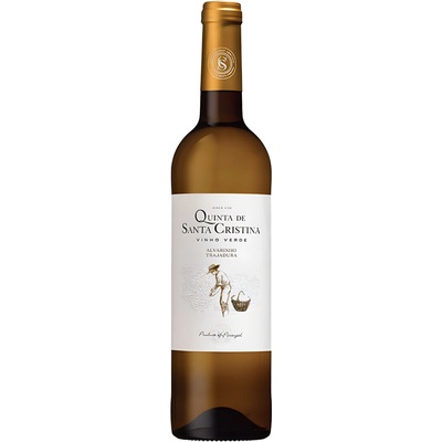 Quinta Santa Cristina Vinho Verde Alvarinho Trajadura biele 13% 0,75 l (čistá fľaša)