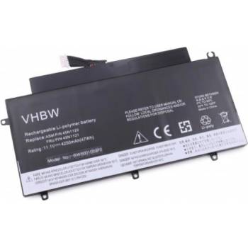 Image 1 of VHBW Батерия за Lenovo Thinkpad T431s, 4250 mAh (800105972)